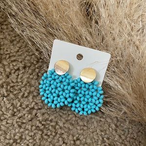 Turquoise Bead Earrings